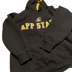 e5 App  State Black & Gold Pullover Hoodie Sweatshirt size XL